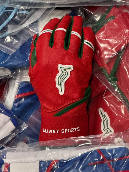 La Garza Long Cuff Batting Gloves By Manny Baseball USA