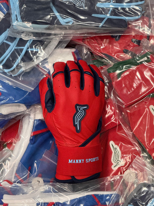 La Garza Long Cuff Batting Gloves By Manny Baseball USA