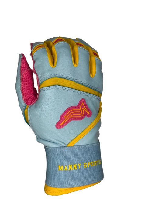 La Garza Long Cuff Batting Gloves By Manny Baseball USA