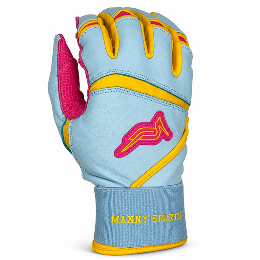 La Garza Long Cuff Batting Gloves By Manny Baseball USA